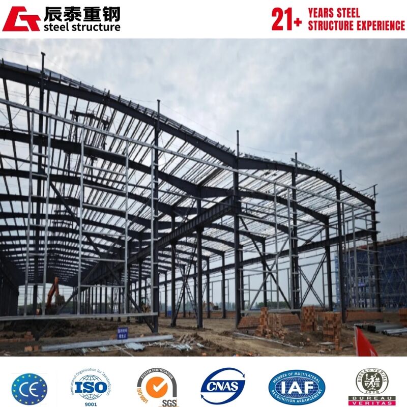 Anti-corrosion Prefab Steel Breeding Building for Large Scale Farm
