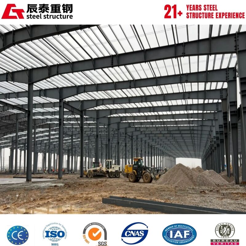 Large Storage Color Customization H Beam Steel Structure For Warehouse