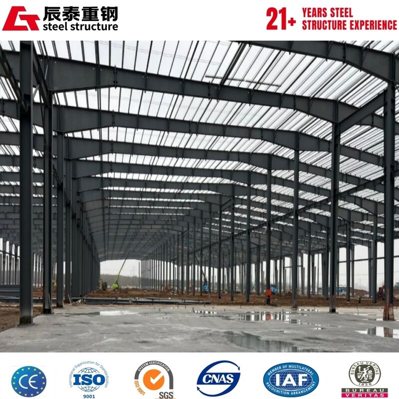 Large Storage Color Customization H Beam Steel Structure For Warehouse