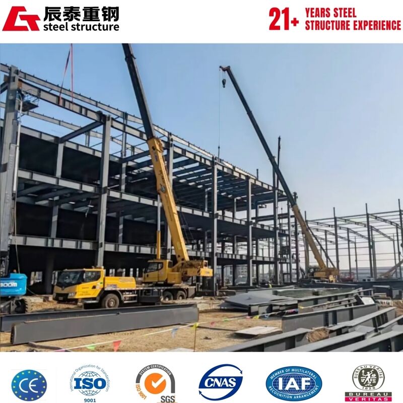 Large Span Clear Span Steel Workshop Without Middle Support Columns