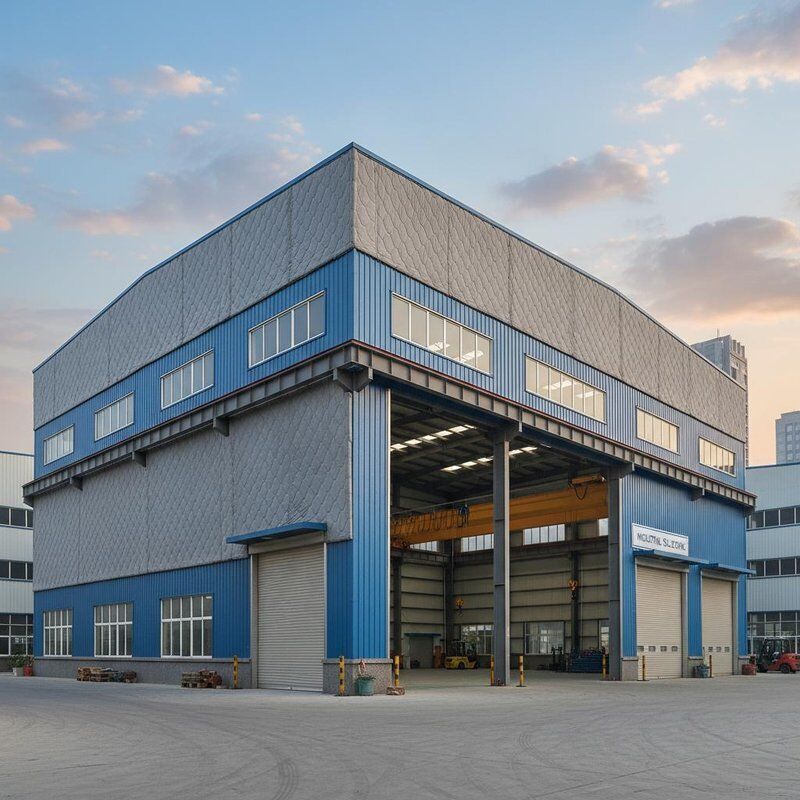 Optional Thermal Insulation Steel Building Workshop Featuring Crane Option Designed for Industrial Storage Manufacturing and Heavy Duty