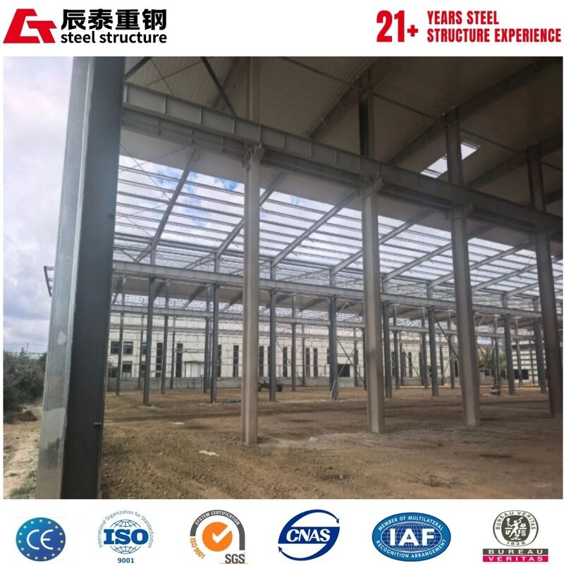 Customizable Prefabricated Steel Structure Workshop with Corrosion-Resistant Coatings and Fireproof Design