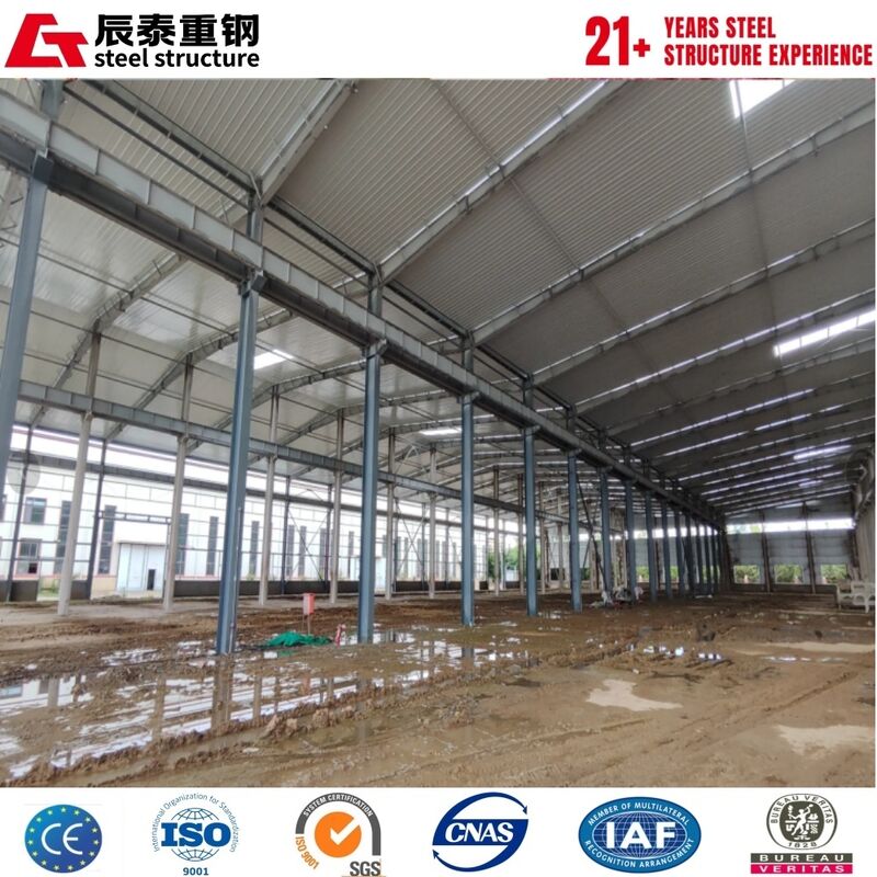 Customizable Prefabricated Steel Structure Workshop with Corrosion-Resistant Coatings and Fireproof Design