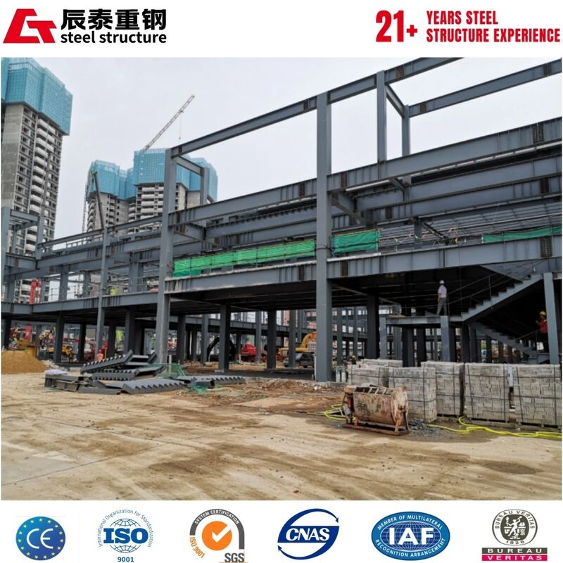 OEM & ODM professional custom Q355B steel structure framework buildings