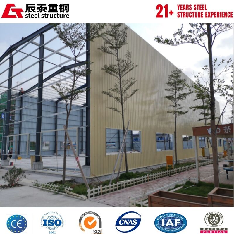 Free design of hot-rolled H-beam steel structure warehouse buildings for high-quality factories in China