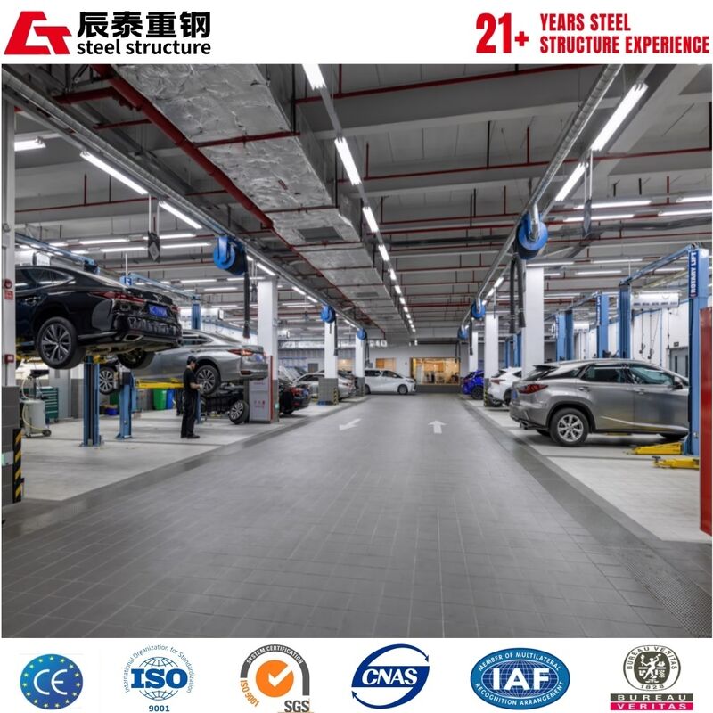 Wind Resistant Prefab Steel Workshop For Coastal Area Industrial Construction