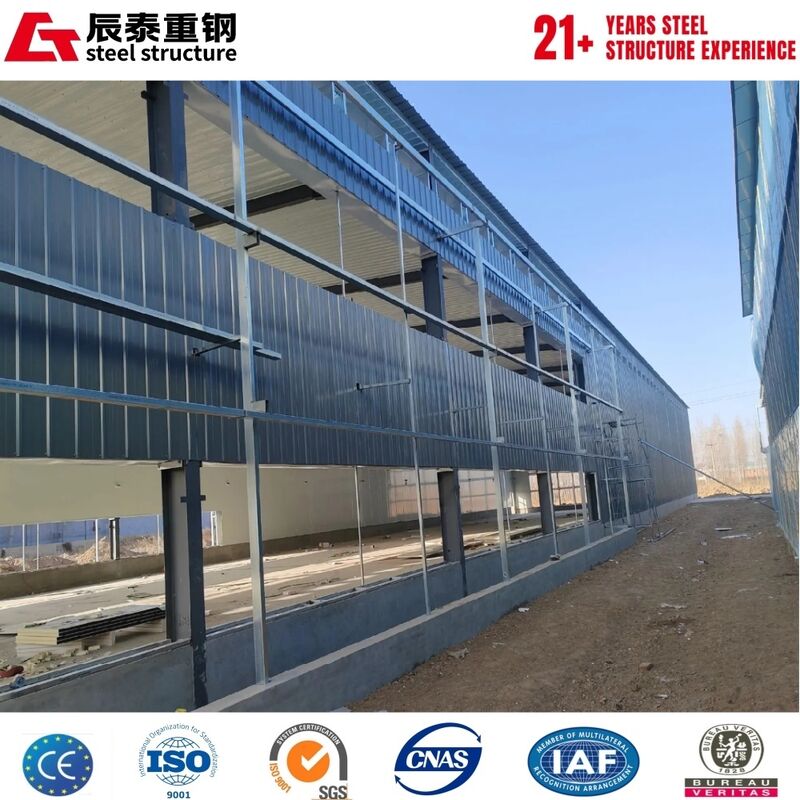 High Strength Heavy Steel Structure Workshop For Heavy Equipment Production Line