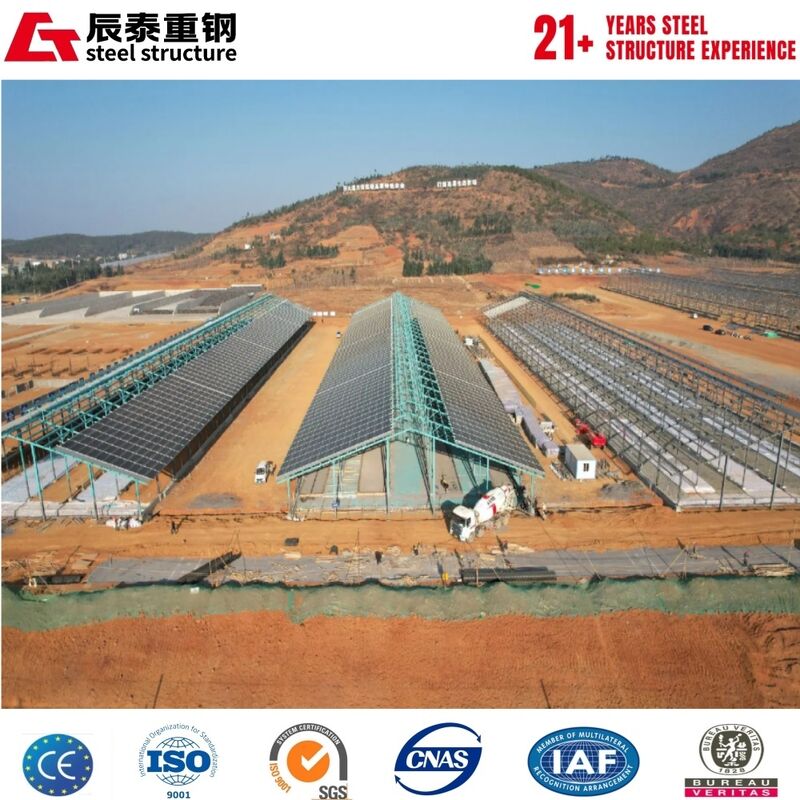 Providing one-stop installation services for prefabricated steel structure workshop buildings