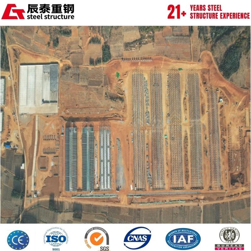 Providing one-stop installation services for prefabricated steel structure workshop buildings