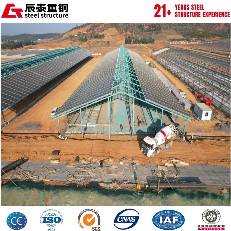 Providing one-stop installation services for prefabricated steel structure workshop buildings