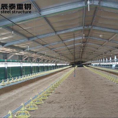 Customized Prefabricated Farm Buildings Easy Install Large Span Steel Buildings
