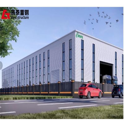 Custom Prefabricated Industrial Building Steel Frame Workshop Buildings Waterproof