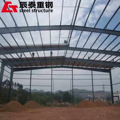 Industrial Park Metal Frame Structure Construction Prefab Structural Steel Building