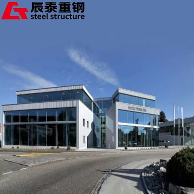 Large Span Steel Structure Office Building Earthquake Resistant