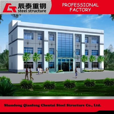 Modern Prefab Steel Commercial Buildings Customized Good Stiffness