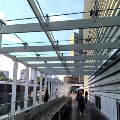 Prefabricated Steel Truss Bridge Long Span Customized Low Maintenance