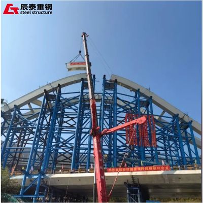 H Shaped Steel Truss Bridge Heavy Duty Portable Steel Panel Buildings