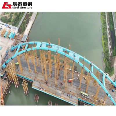 Facile à appliquer bâtiment de pont en treillis en acier de grande portée