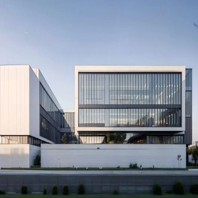 Prefabricated Metal Storage Buildings Multi Floor Modern Office Steel Building