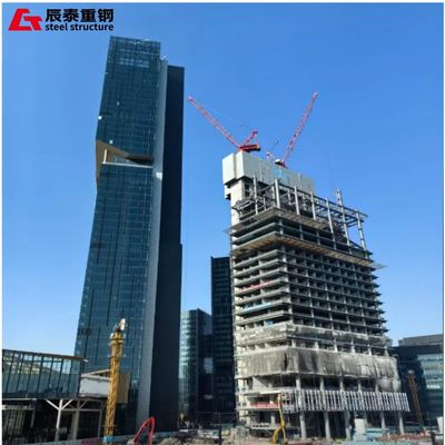 Prefabricated Modular Office Buildings Lightweight Steel Structure Earthquake Resistant