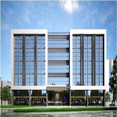 High Strength H Shaped Steel Structure Office Building Customized