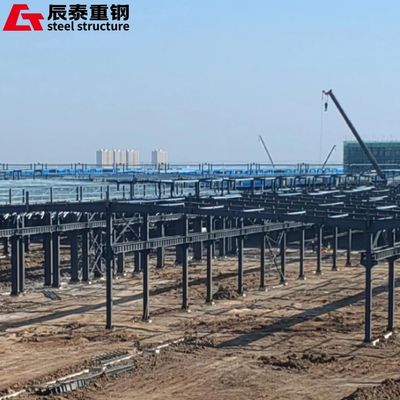 Customized Steel Structure Manufacturing For Office Building / Poultry Farm / Hangar