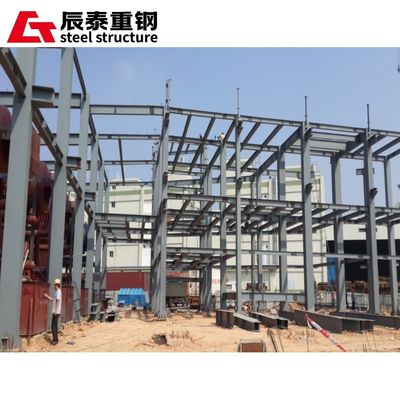 Solid Metal Frame Building Construction Multi Storey Steel Structure Industrial Warehouse