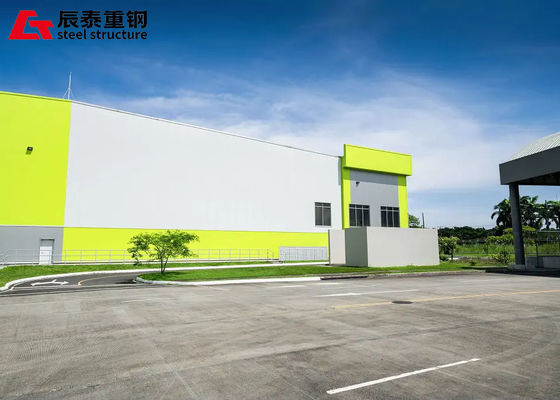 Galvanized Steel Frame Storage Building Lightweight Steel Warehouse Building Construction