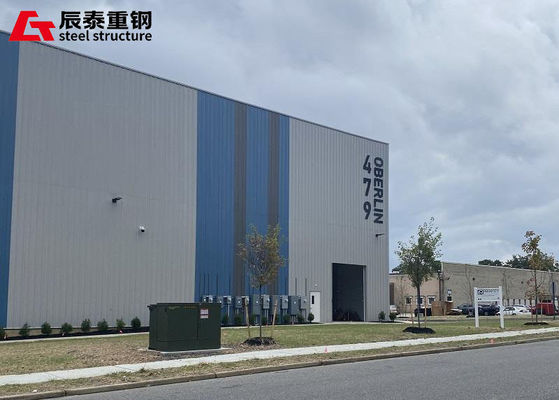 Customized Prefab Multi Storey Buildings , Flex Steel Buildings Warehouse