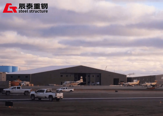 Seismic Resistant Custom Aircraft Hangars Aviation Building Steel Structure