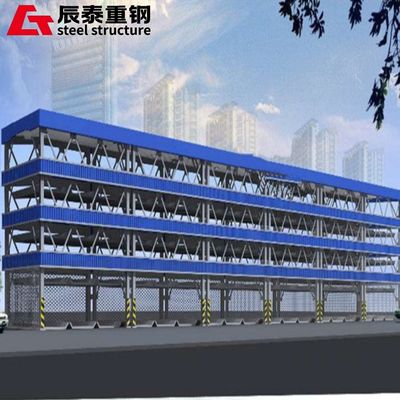 High Strength Steel Parking Garage Customized Metal Parking Structures