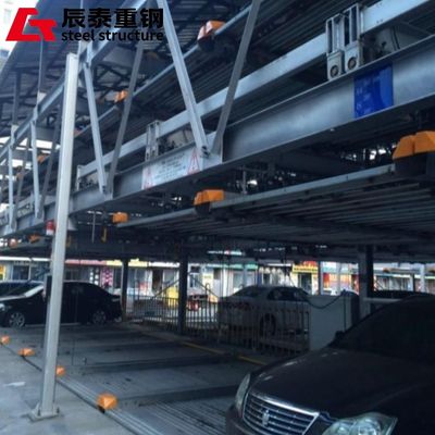 Prefabricated Steel Structure Garage Building , Metal Frame Garage Customized