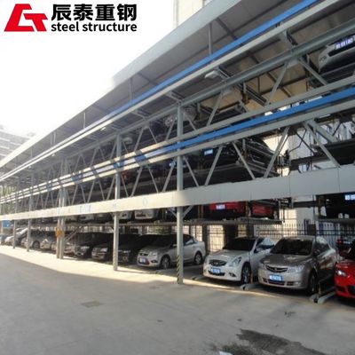 Prefabricated Three Dimensional Garage , Metal Parking Garage Building