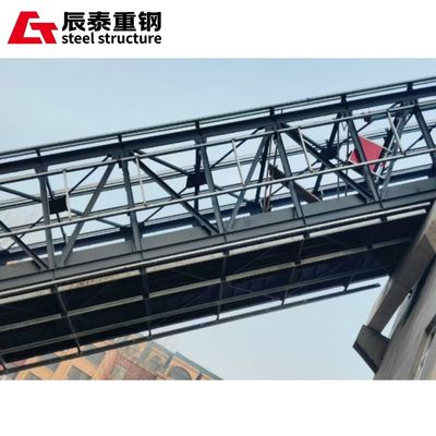 Light Weight Steel Truss Bridge Large Span Building Metal Frame