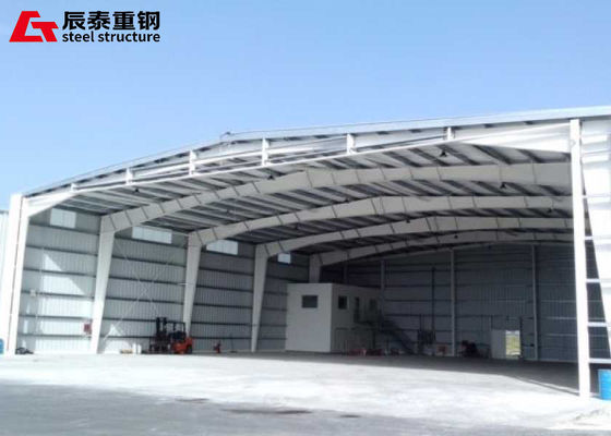 Modern Industrial Steel Structure Aircraft Hangar Customizable