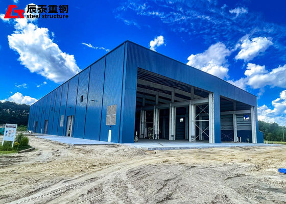 Prefabricated Building Construction Steel Structure Large Span Eco Friendly