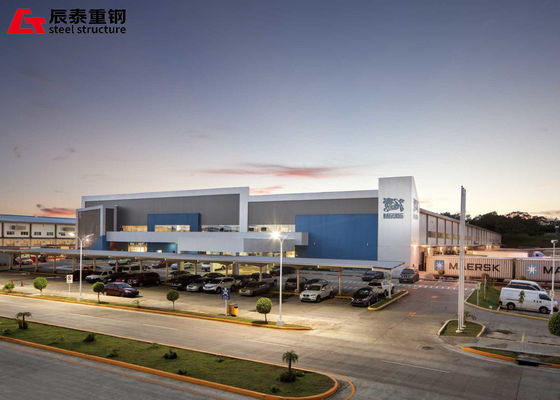 Multi Story Steel Building Distribution Center , Prefabricated Industrial Steel Buildings