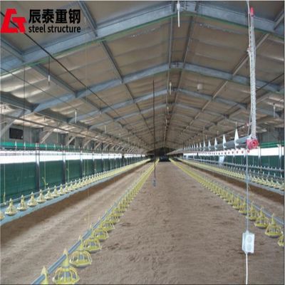 Light Weight Prefab Farm Buildings Construction Steel Framed Agricultural Buildings