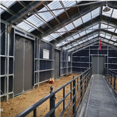 Wind Resistant Prefab Farm Buildings Steel Structure Farm House Metal Building