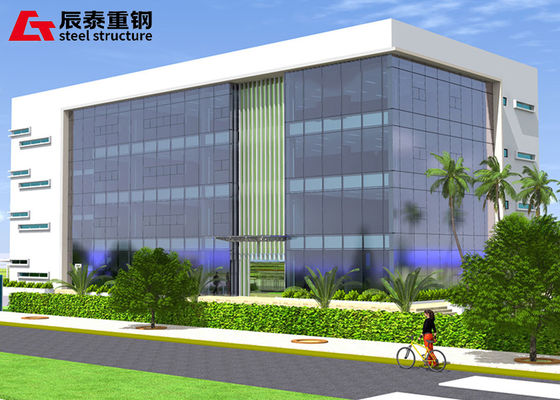 Sustainable Steel Structure High Rise Building Customized For Creative Studios