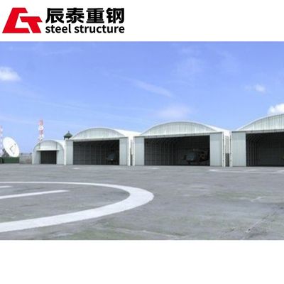 Against Corrosion Prefabricated Steel Hangar Buildings Customized