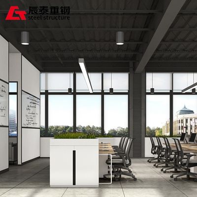 Prefabricated Steel Structure Office Building Indoor Metal Frame Structure Construction