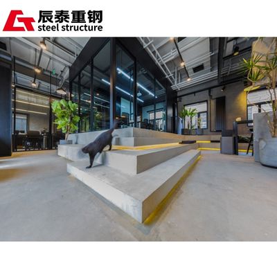 Customized Prefab Metal Office Buildings , High Strength Steel Building Warehouse