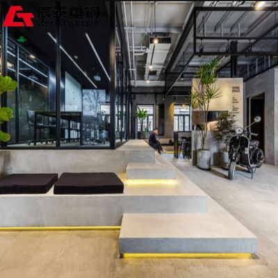 Multi-Storey Prefabricated Steel Structure Framed Commercial Office