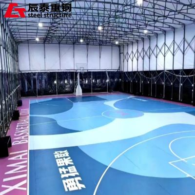 Q235 Q355 Steel Gymnasium Building Large Span For Basketball Hall