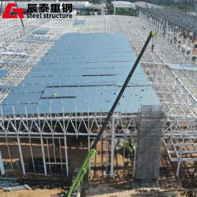 Large Span Steel Structure Workshop , Light Metal Frame Construction