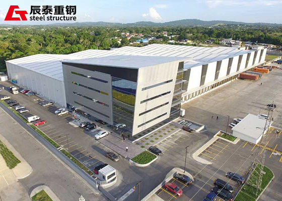 Multi Storey Steel Structure Warehouse Factory Building For Distribution Center