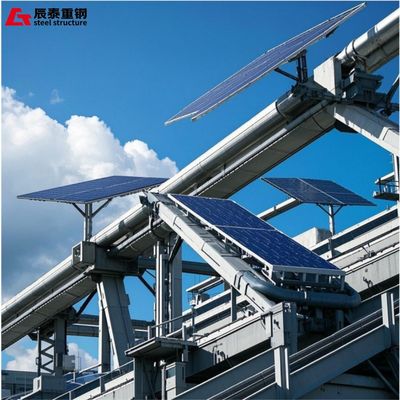 Solar Panel Steel Structure Building Construction Weatherproof Metal Building Structure