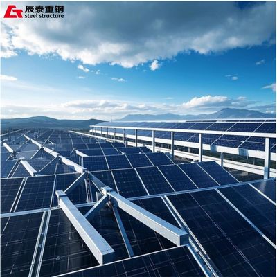 Bracket Steel Structure Building Construction Lightweight For Solar Photovoltaic