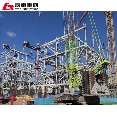 High Rise Industrial Building Steel Structure Grid For Power Station